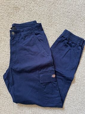 Dickies Navy Blue Women's Cargo Jogger Pants